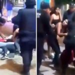 Violenta pelea de dos salteñas a la salida de un boliche