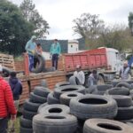 El municipio lleva recolectadas más de 100 toneladas de neumáticos en desuso
