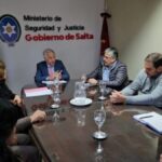 Trabajo de cooperación por la seguridad en Salvador Mazza